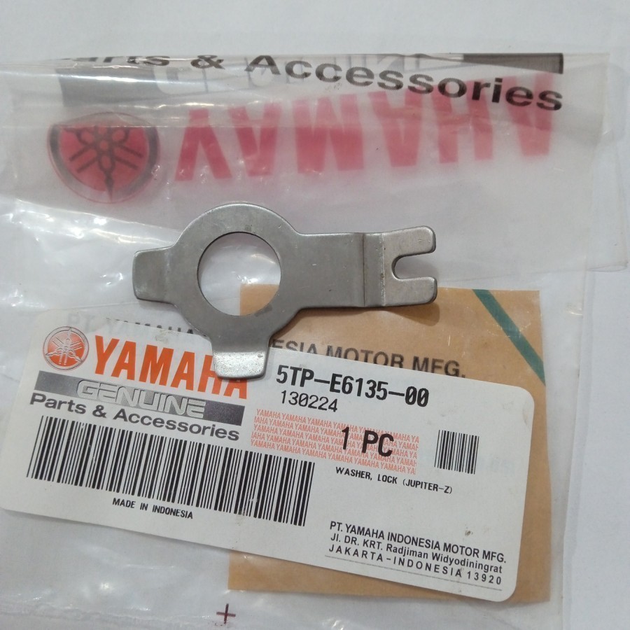 Washer Lock, Plat Kancingan Mur Kopling Yamaha Vega R, Jupiter Z, Crypton 5TP-E6135-00 KRS FJYM