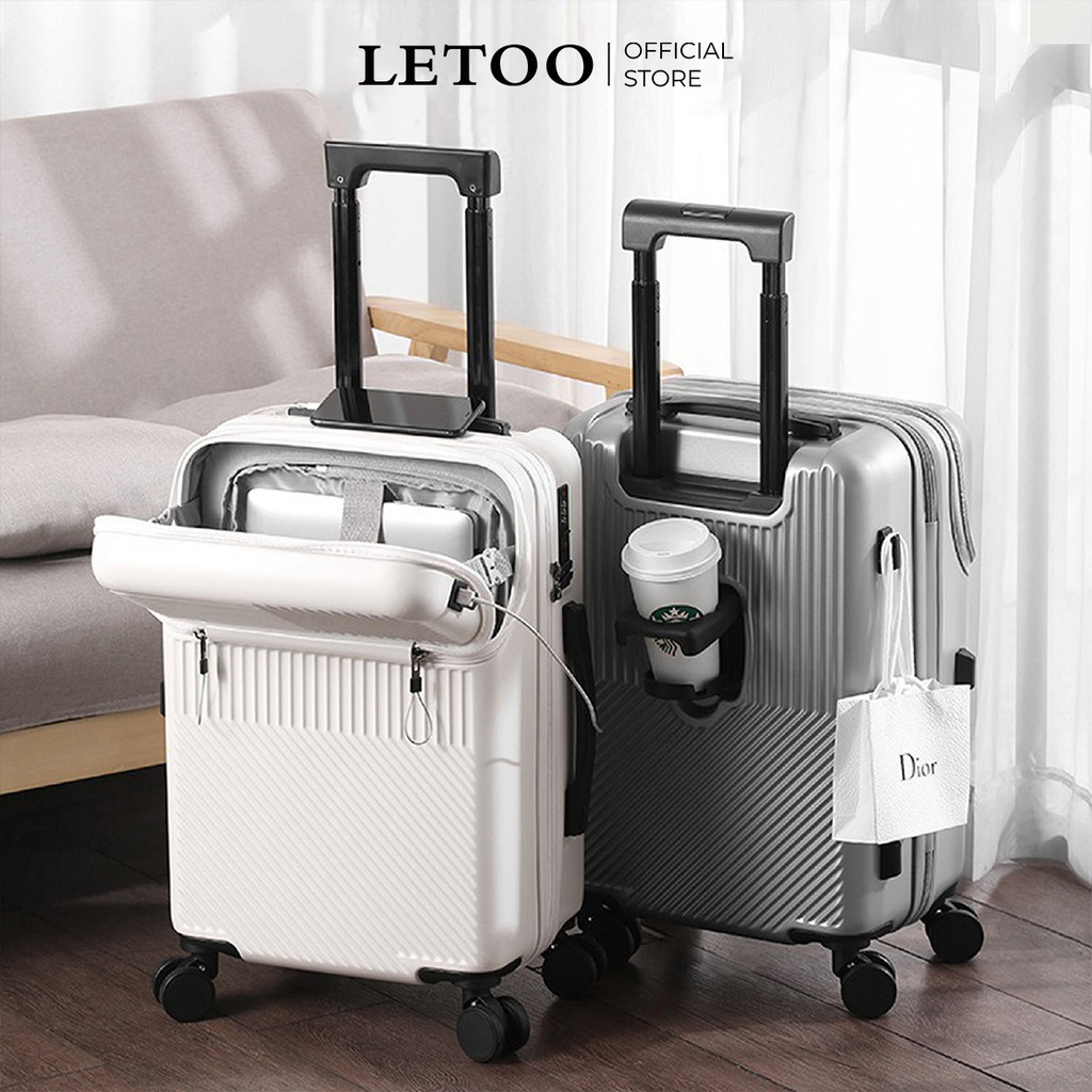 Letoo Koper Laptop Zipper Bukaan Depan Ukuran Kabin Pesawat & Bagasi 20-24 Inch Laptop Series 011
