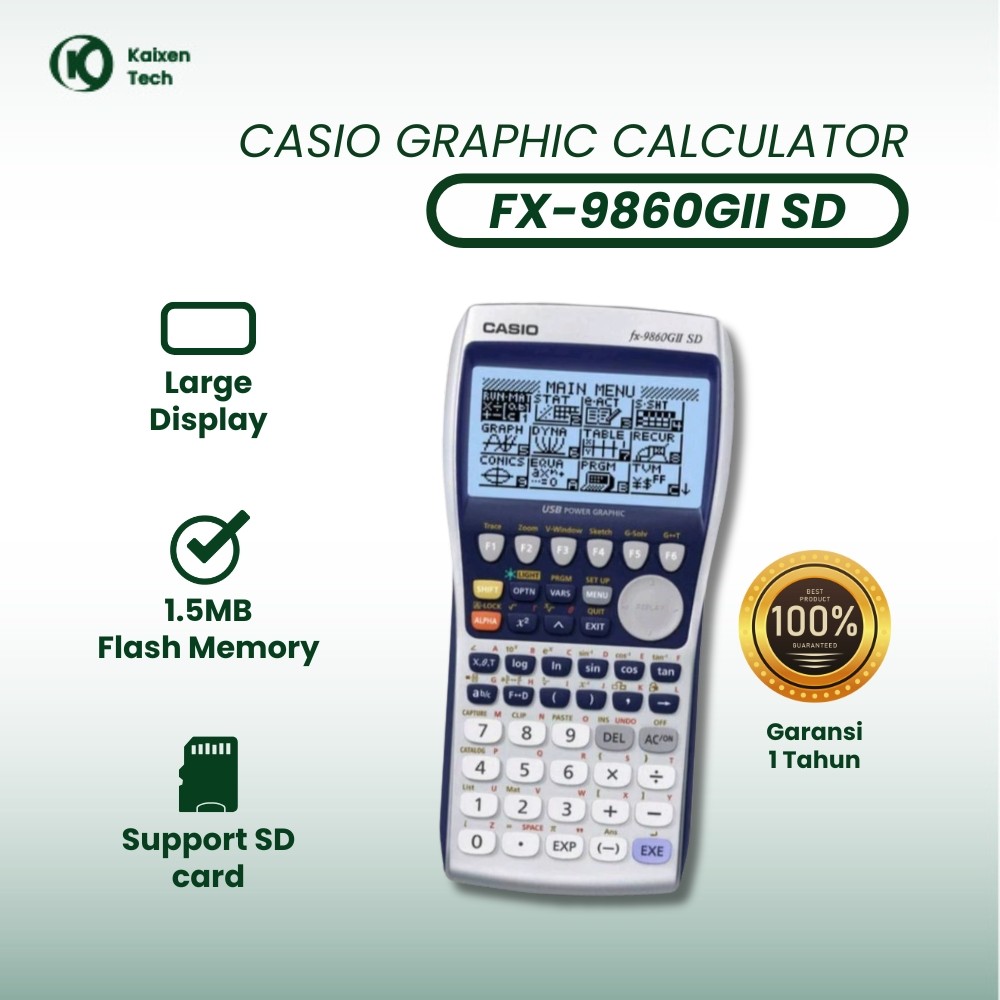 Kalkulator Casio FX-9860GII SD Backlight USB SD Slot