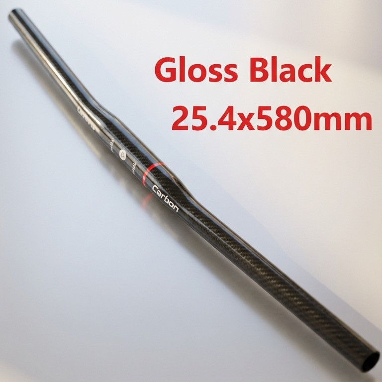 Litepro Flat Bar Handlebar Stang Carbon Superlight 25.4 x 580 mm Setang Sepeda Lipat MTB