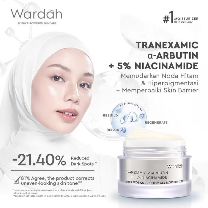 Tomatoestore WARDAH GEL MOISTURIZER 30 G - BRIGHT & BARRIER BOOST, DARK SPOT CORRECTOR, DEEP WATER R