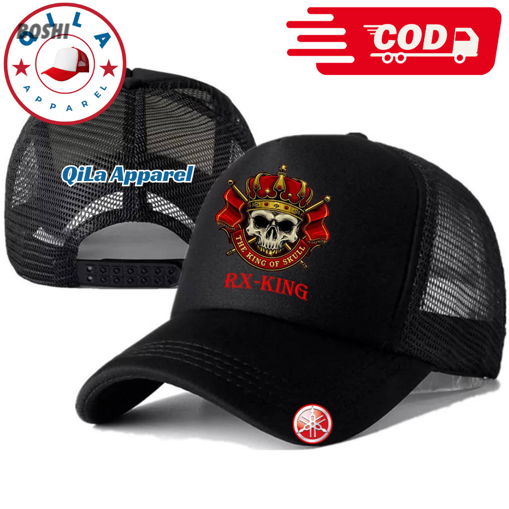 Topi Trucker YAMAHA RX-KING - Topi Distro RX-KING Logo - Topi YAMAHA RX-KING Premium - Topi Pria Dew