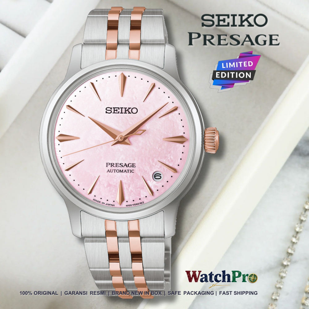 SEIKO SRPM06 Seiko SRPM06J1 Presage Cocktail Limited Edition Jam Tangan Wanita