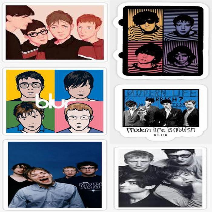 Sticker Band Blur Big Salle 