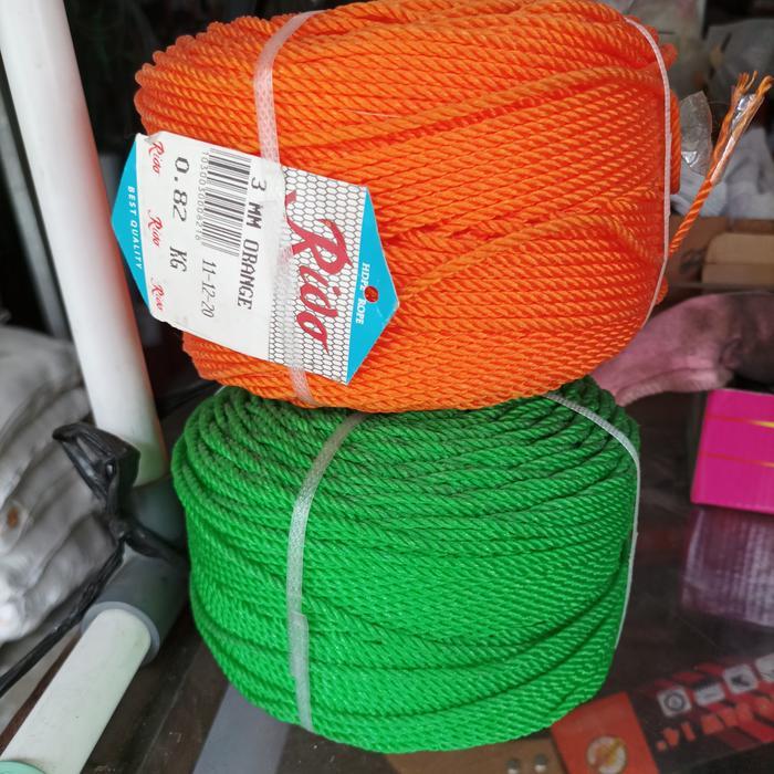 tambang tali nylon plastik 3mm - Putih