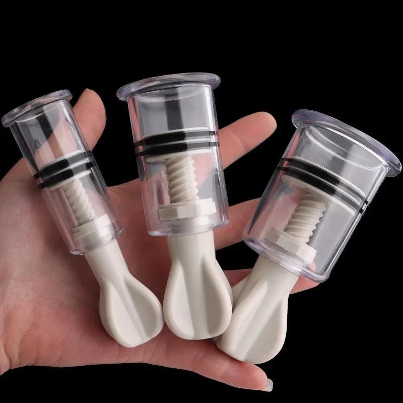 4 Sizes Rotating Handle Twist Suction Cupping Plastic Nipple Enhancer Massage Vacuum Cans Suction Cu