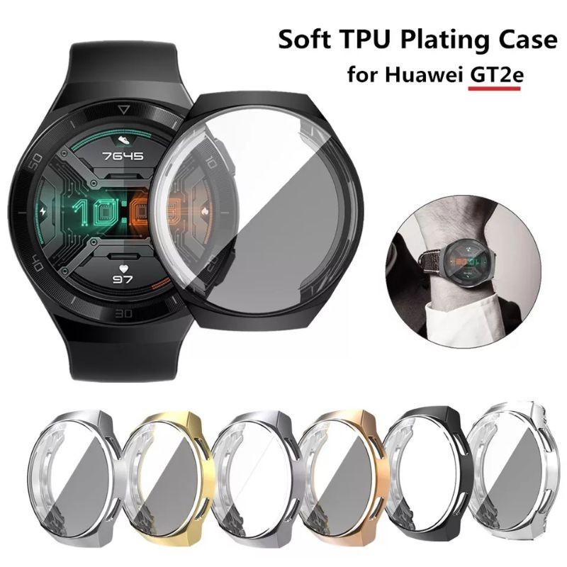 BEST =Acessories Watch= Cover/Case (Pelindung Penuh) Soft TPU For Huawei Watch GT 2e / GT2e
