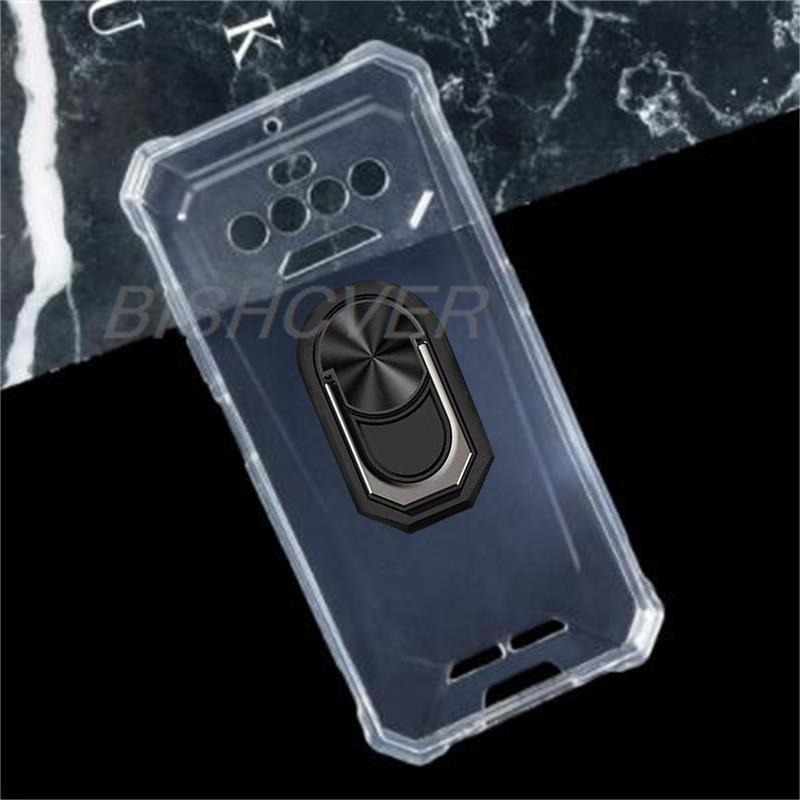 Ring Holder Soft TPU Case Cover For OUKITEL WP5 WP13 WP15 WP6 WP7 WP8 Pro Shockproof Case For Oukite