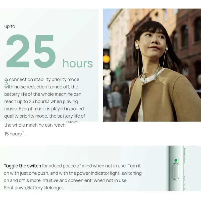 Original Huawei FreeLace Pro 2 wireless Bluetooth earphones with long battery life and noise reducti