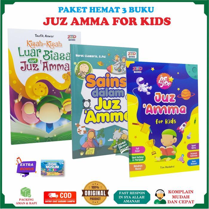 PAKET 3 BUKU Juz Amma For Kids GINAL Sains dalam Juz Ama Kisah-Kisah Luar Biasa dari Juzz 'Amma Untu
