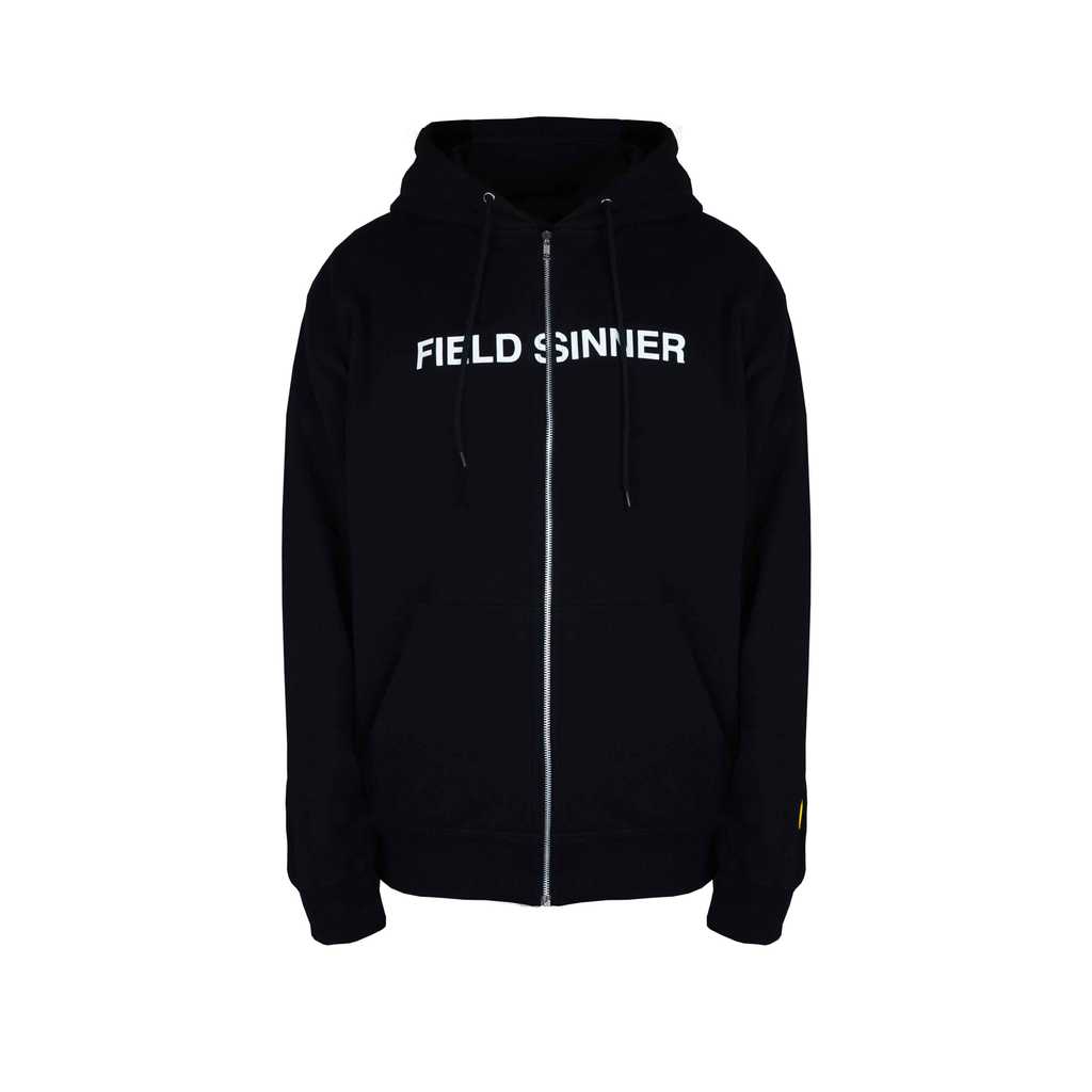 MYPRIDE " FIELD SINNER HOOD " - BLACK - ZIPPER HOODIE