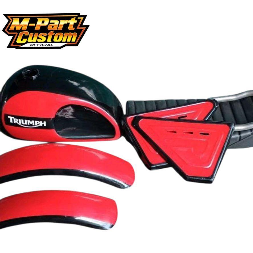 Paket Tangki Motor PAKET DASAR FULL CAT MOTOR CUSTOM CB JAPSTYLE