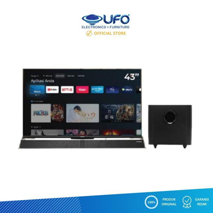 Polytron 43 Inch Led Android 4K Tv (Subwoofer) PLD43BUG5058