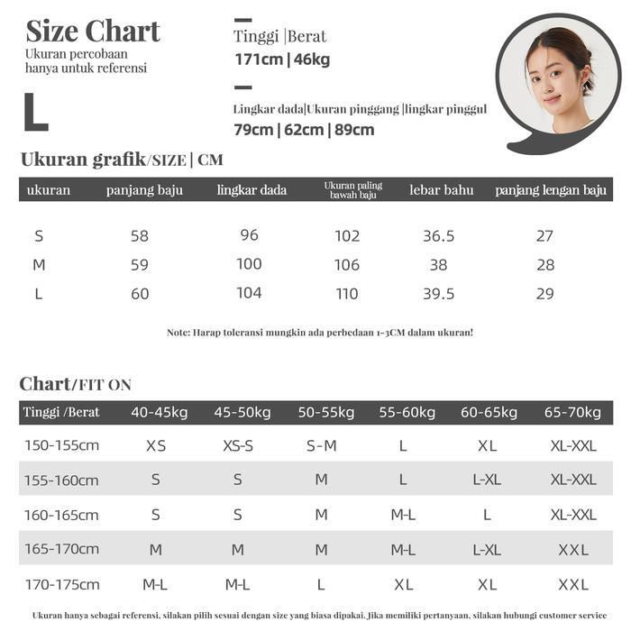 Nonmoi - Liliana Top Atasan Wanita Bahan Rayon Warna Apricot - Apricot, S