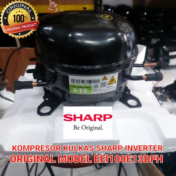 KOMPRESOR KULKAS SHARP EEI00E13DFH 2 PINTU INVERTER ORI SJ-IG761PG BERKUWALITAS...