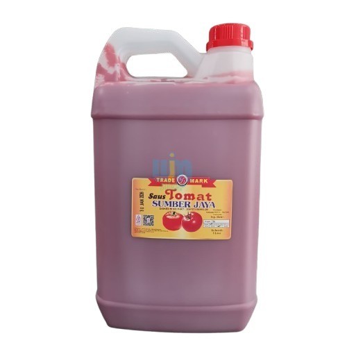 Sumber Jaya Saos Tomat  5 Liter Khas Makassar
