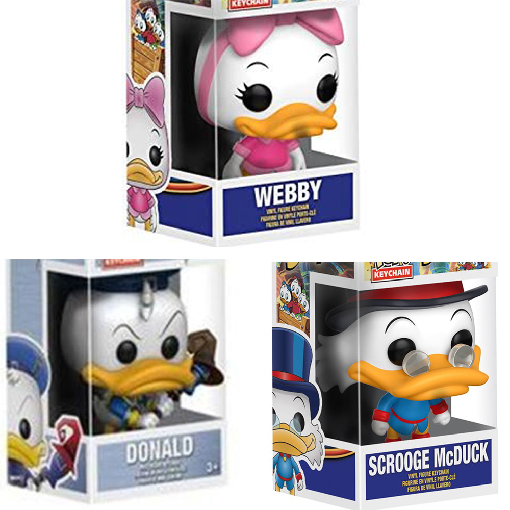 sney Pocket Kingdom Hearts Figure Model Keychain Toy Donald Duck