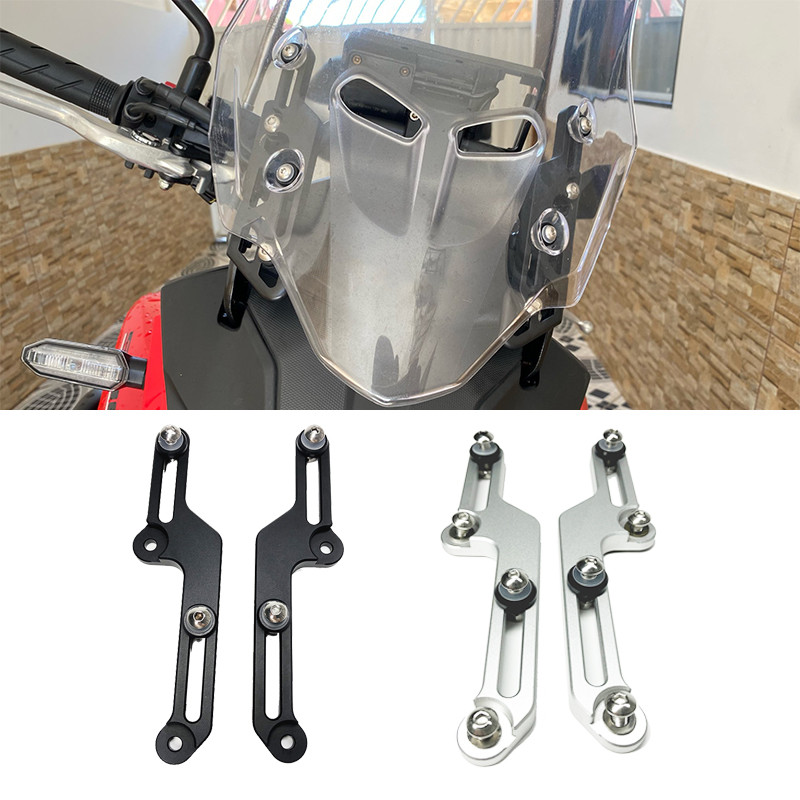Motorcycle C Windscreen Adjusters Airflow Adjustable Windshield Bracket For HONDA CB500X CB 500X CB5