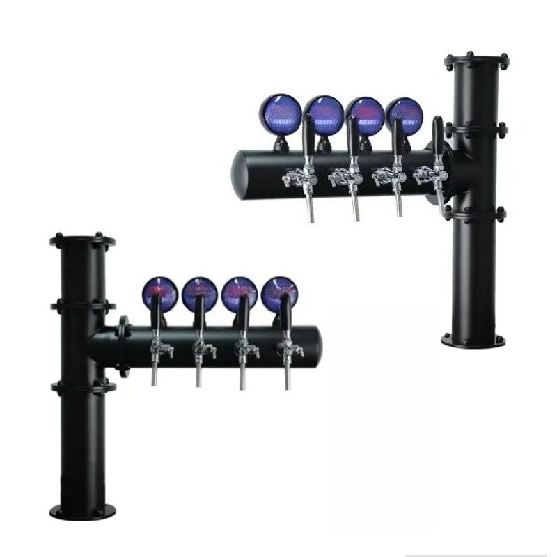 4 Tap Beer Tap Dispenser Commercial Beer Font Column Beer Dispenser Tower
