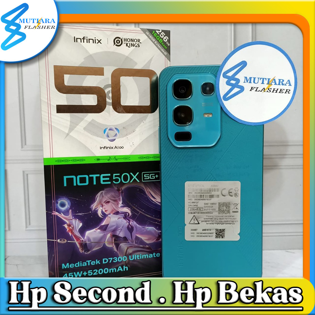 Infinix Note 50x Ram 8 Rom 256GB Second Original Flasher Store