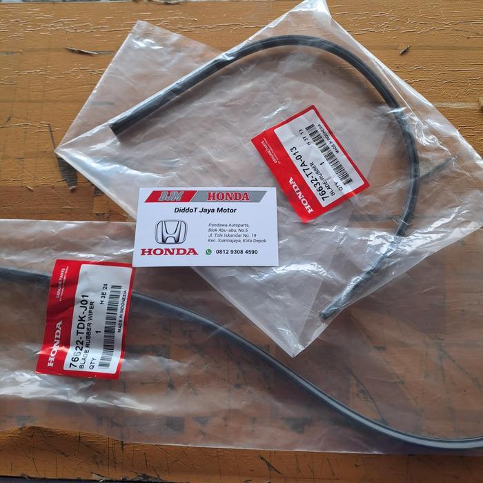 karet wiper honda hrv depan original PASS