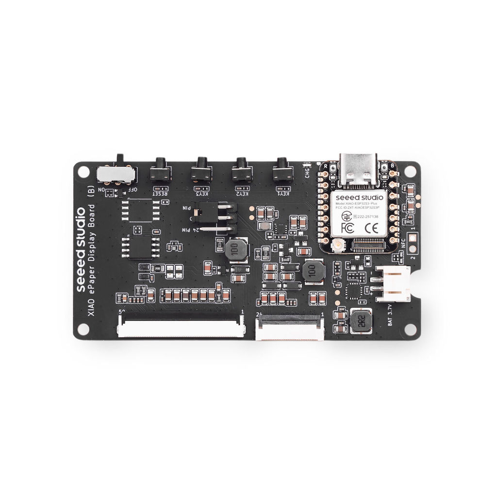 XIAO ePaper splay Board EE04, Powered by XIAO ESP32-S3 Plus, Support 24-pin 50-pin ePaper splay,for 