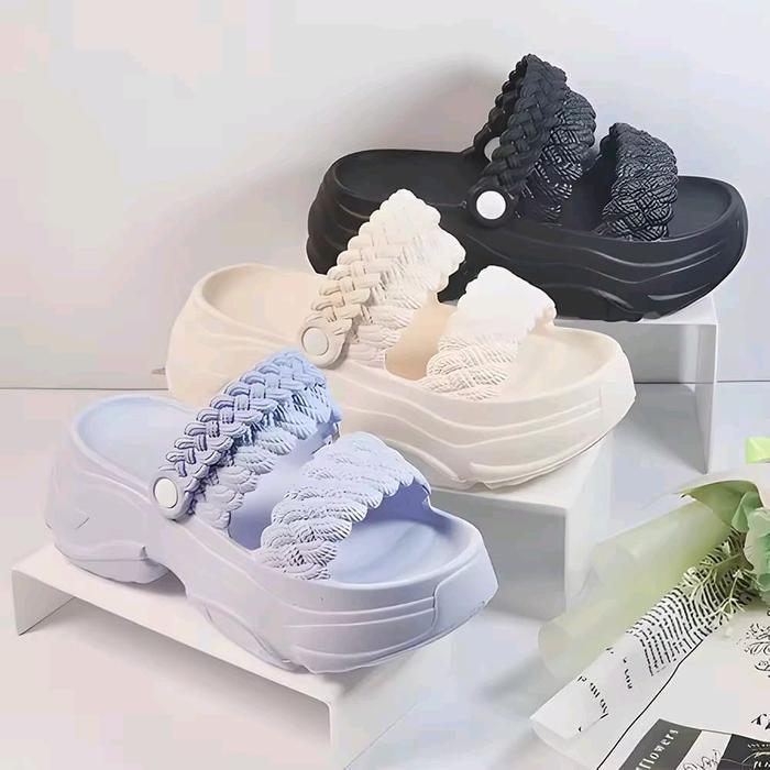 Sandal Wedges Tali Anak Cewek Umur 5 - 10 tahun Sandal Anak Cewek Terlaris Kekinian Sandal Wedges Ta