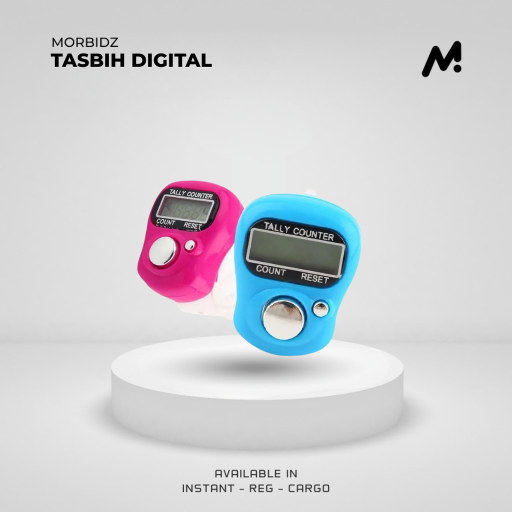 MBZ Tasbih Digital Kekinian Alat Bantu Wiridan Tasbih Jari Mini