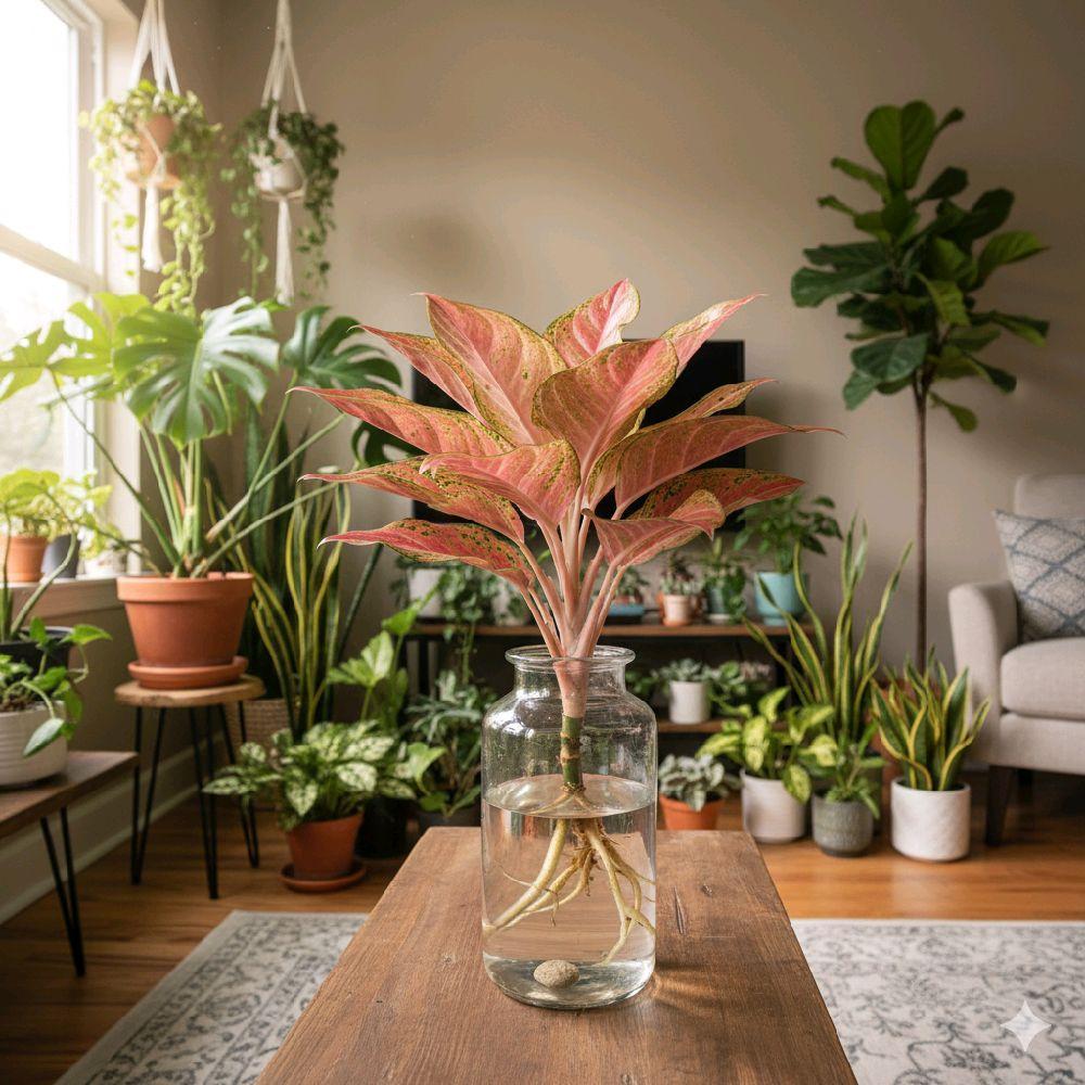 Bonggol Bibit Aglonema Bidadari