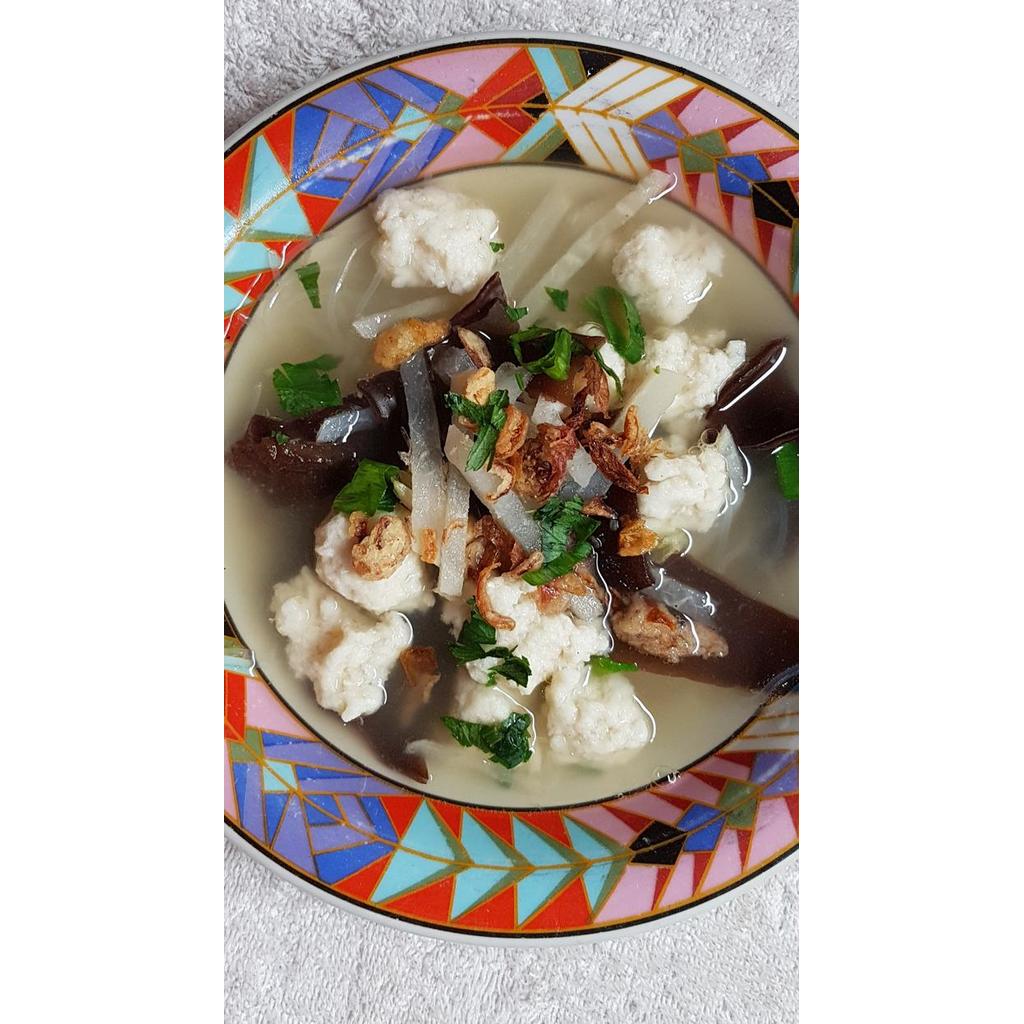 Tekwan Ikan Tenggiri Segar Dengan Bumbu Basah Udang  Tanpa MSG