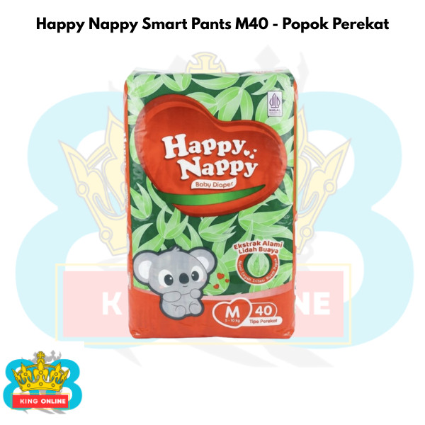 Happy Nappy Smart Pants M40 - Popok Perekat