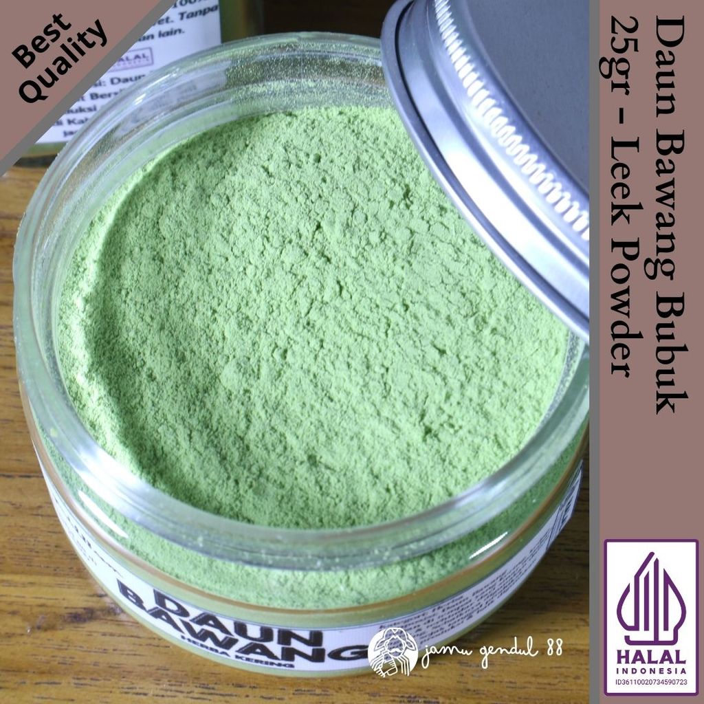 Daun Bawang Bubuk - Rempah Bumbu Bubuk Kualitas Premium by Jamu Gendul 88
