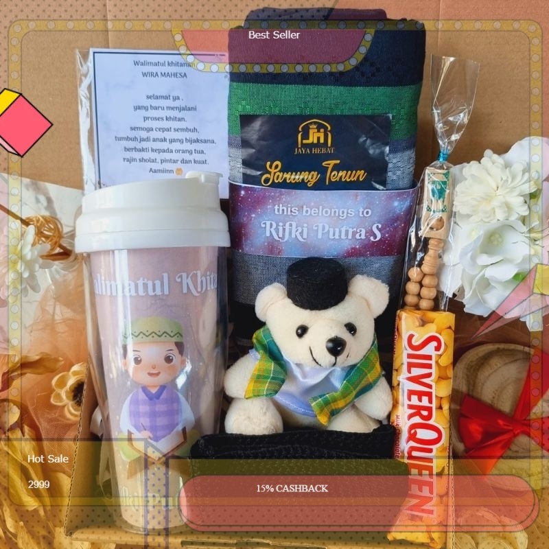 Hampers Khitan / Kado Sunatan / Hadiah Sunat Tumblr Custom- souvenir lainnya