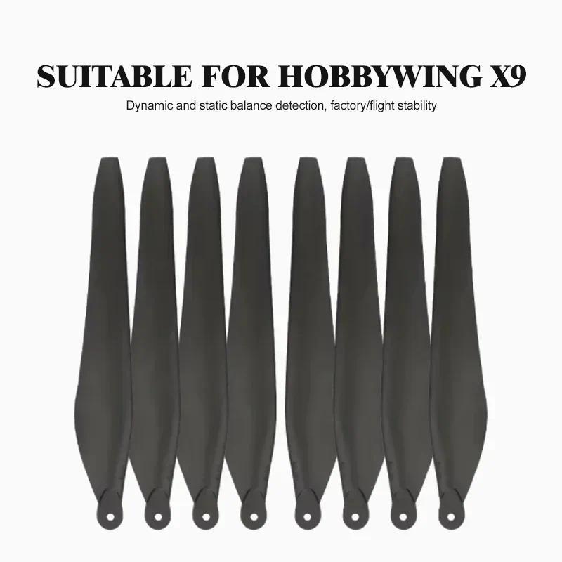 3411 Fog Drone Prppellers Blades for Hobbywing X9 Power System Carbon Fiber Plastic Mix Propeller CW