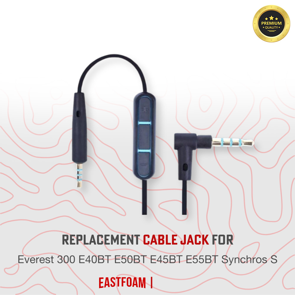 Kabel Cable Jack Aux Headphone  Everest 300 E40BT E50BT E45BT E55BT JBL Synchros S Microphone Audio