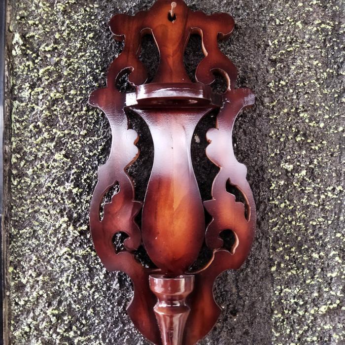 blawong keris bethok & keris patrem - plitur coklat, blawong bethok