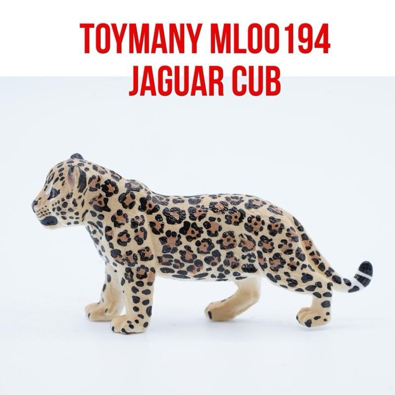 ToyMany ML00194 | Jaguar Cub Panthera Onca Anak Macan Kumbang Macan Tutul | Mainan Figure Binatang M