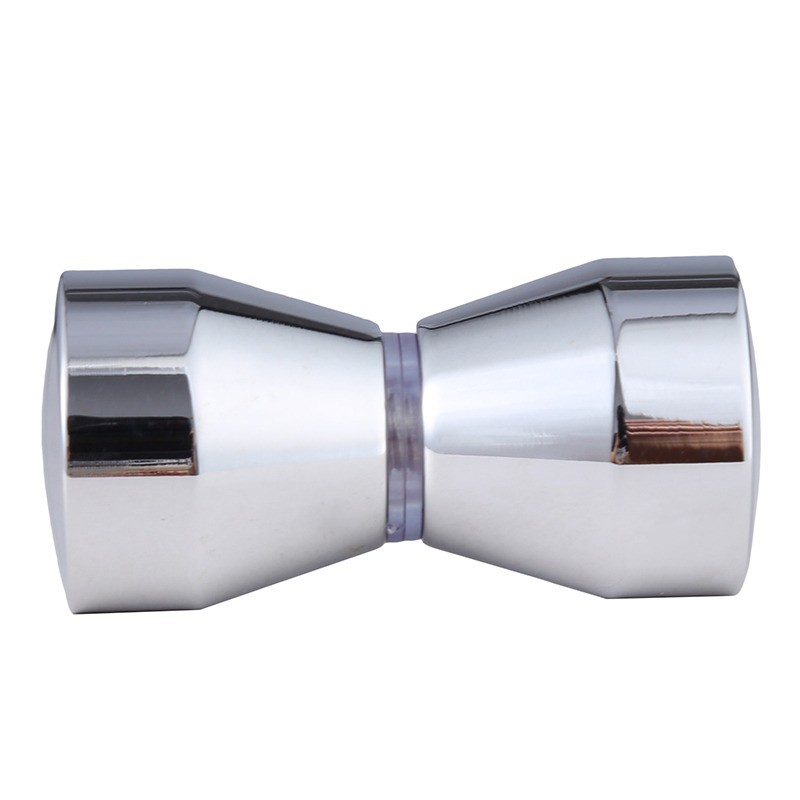 Gagang Pintu Kaca Aluminium Alloy Kamar Mandi Gagang Kecil Modern Sederhana Gagang Lubang Tunggal Ka