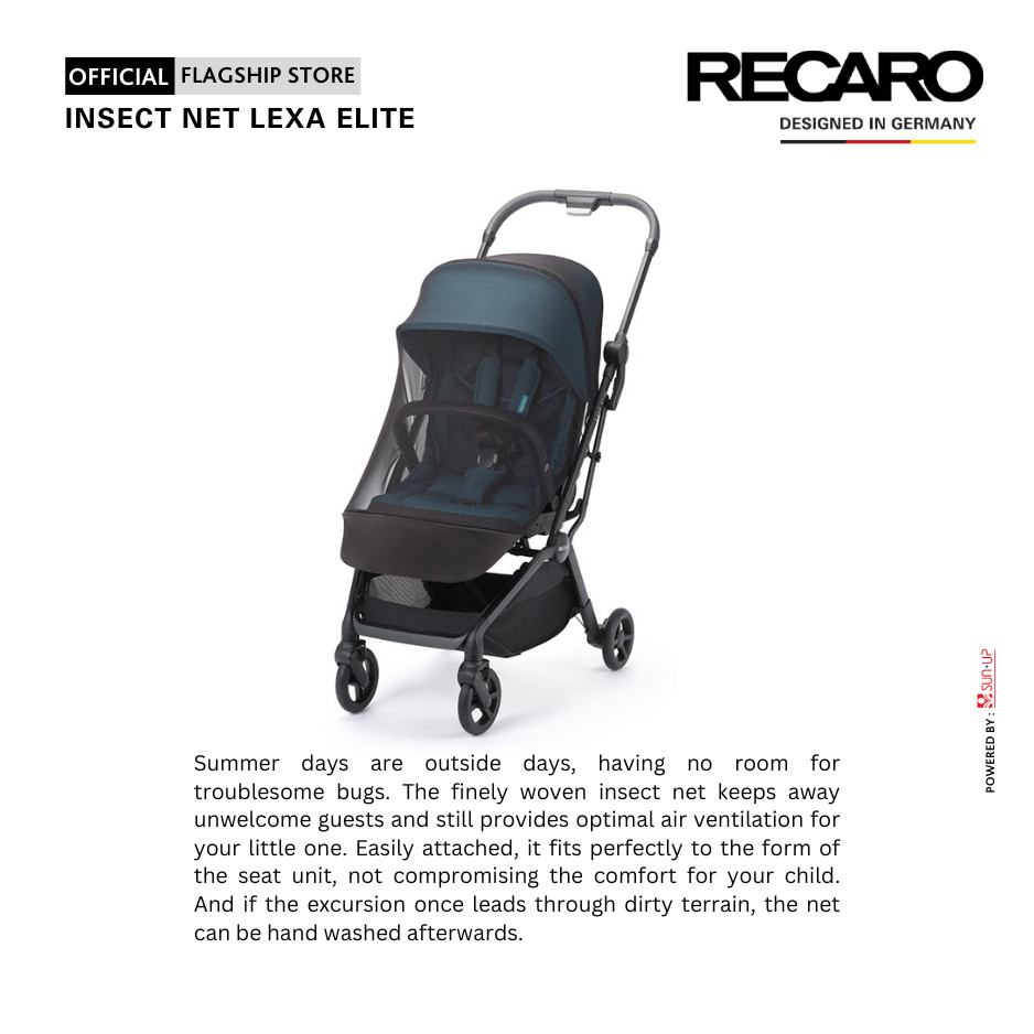 RECARO Insect Net for Lexa Elite Stroller / kelambu stroller / kain anti nyamuk aksesoris stroller