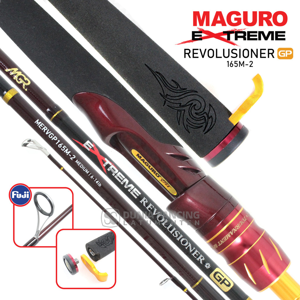Joran Spinning MAGURO EXTREME REVOLUSIONER GP | Ikan Mas | Galapung | Kolam | Alat Pancing | DPL
