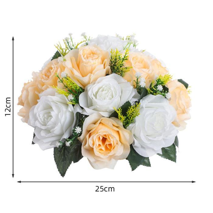 Vas bunga besar mewah tempat bunga dan hiasan meja hiasan ruang tamu pot bunga hias / Bouquet bunga 