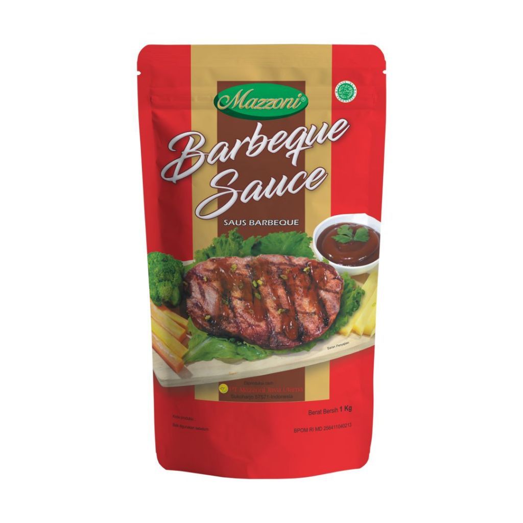 Mazzoni Saus Barbeque 1 Kg