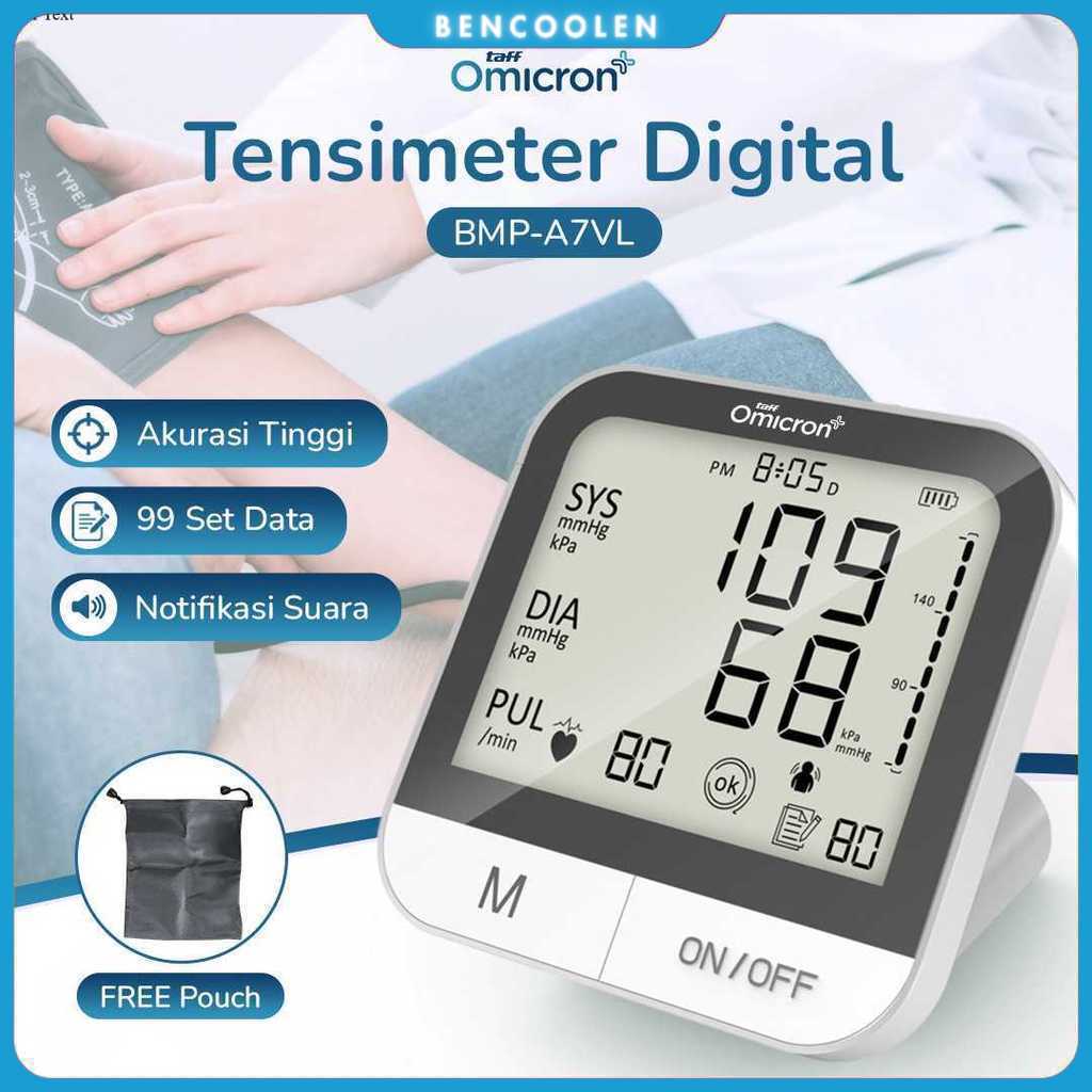 TaffOmicron Tensimeter Digital Pengukur Tekanan Darah English Voice - BMP-A7VL