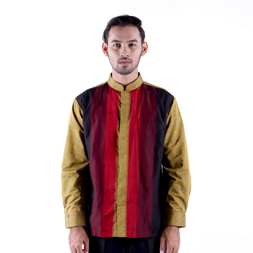 Baju Koko BHS Masterpiece Kuning Merah