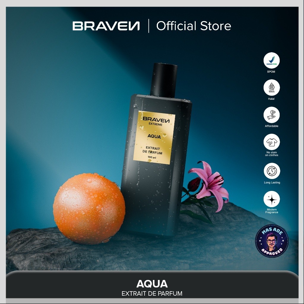 [NEW] Braven Extreme Series Extrait De Parfum 100ML - Braven Extreme Aqua (inspired)