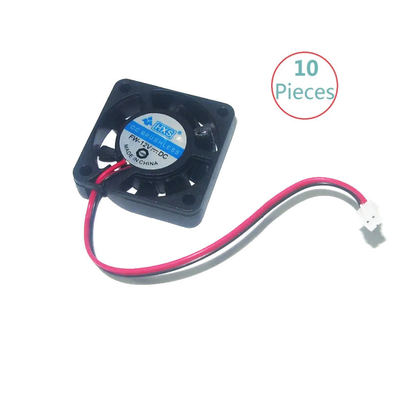 10Pcs/lot Black 4cm 2pin(or 3pin) 12V 40mm x 10mm 4010 Brushless DC vga Fan PC Cooling Cooler Fan