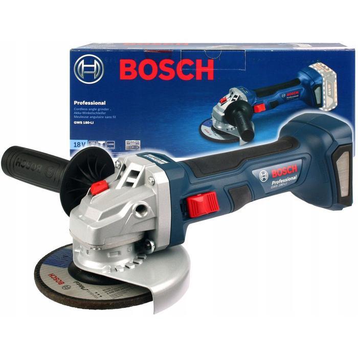 Bosch - Cordless Mesin Gerinda 4" GWS 180-LI