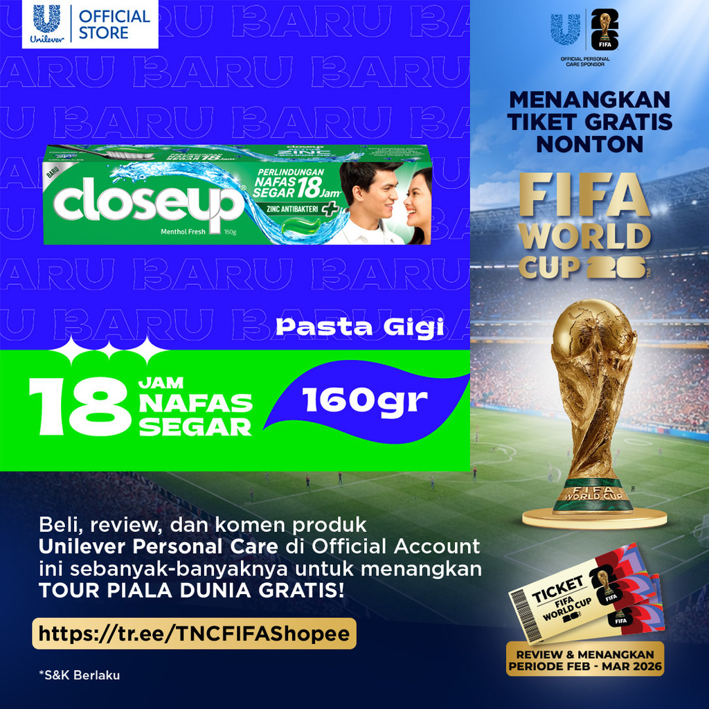 Close up Ever Fresh Toothpaste Anti Bacterial 160 g