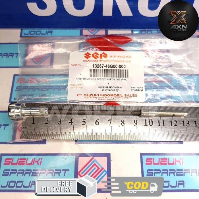 13267-46G00-000 Baut Setelan Gas RPM Karburator Suzuki Spin 125 Ori