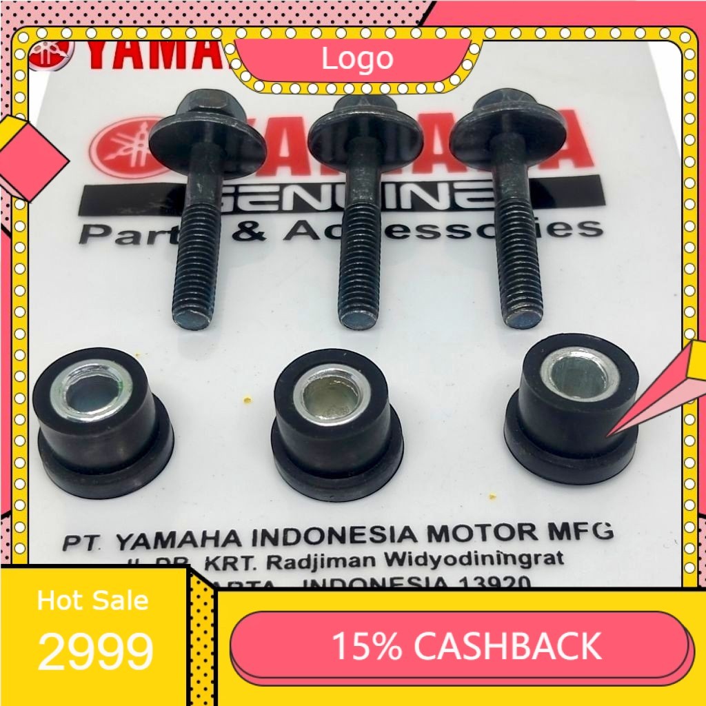 COD 3set Karet Bosh dan Kedudukan Box Filter Udara Mio M3/Freego/X Ride/Mio Smile Dll Universal Orig